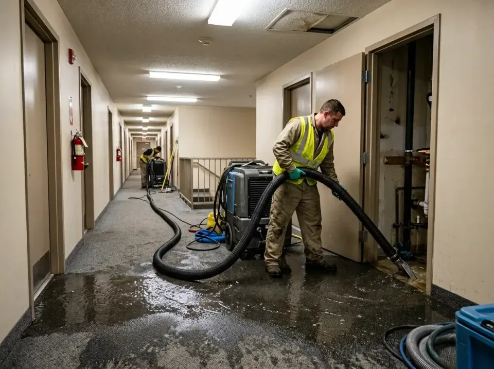 multi-unit-apartment-hallway-f-005 — frequently asked questions, Emergency Burst Pipe Water Extraction & Removal in Lake Hia…